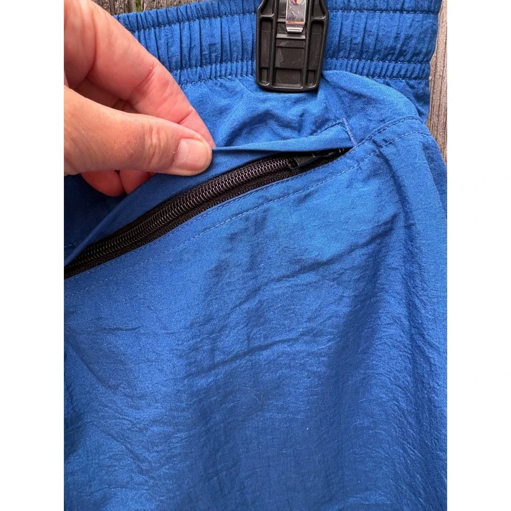 Speedo‎ Mens Swim Trunks Blue Elastic Waist Mesh Lined Pockets Royal Blue Shorts